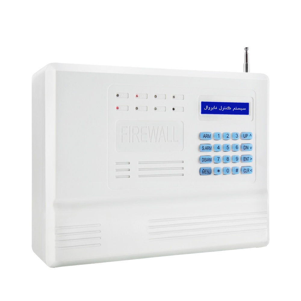 دزدگیر سیم کارتی 4 زون با سیم و 3 زون بی سیم فایروال Security Alarm FIREWALL F7