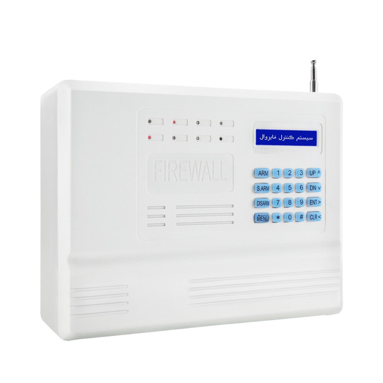 دزدگیر سیم کارتی 4 زون با سیم و 3 زون بی سیم فایروال Security Alarm FIREWALL F7