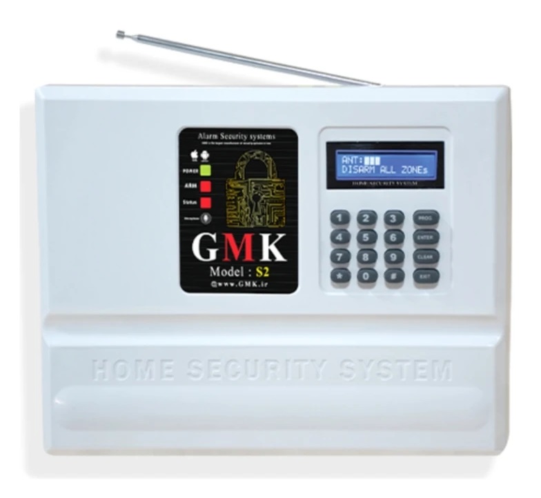 دزدگیر 4 زون بی سیم و 4 زون با سیم جی ام کا   Security Alarm GMK S2