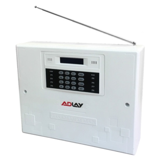 دزدگیر سیم کارتی 4 زون بی سیم و 4 زون با سیم ادلای  Security Alarm ADLAY AD-140+