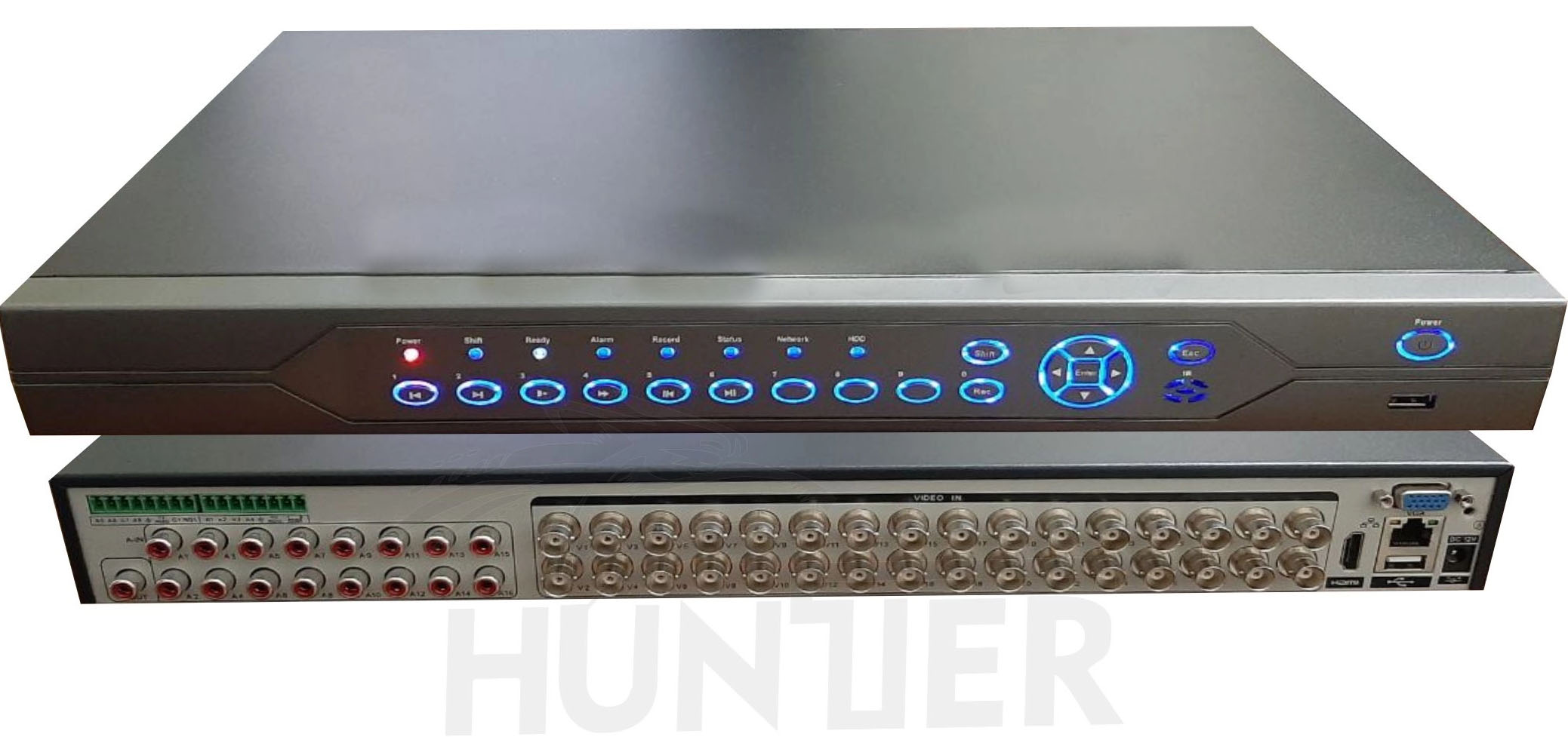 ضبط کننده ویدئویی 32 کانال هانتر  HUNTER DVR 8032LME