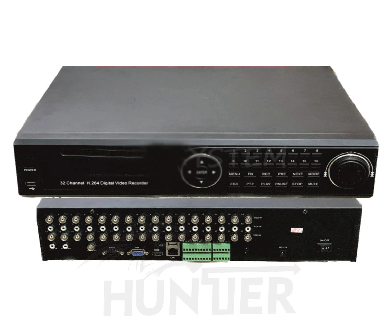 ضبط کننده ویدئویی 32 کانال هانتر  HUNTER DVR 7032F