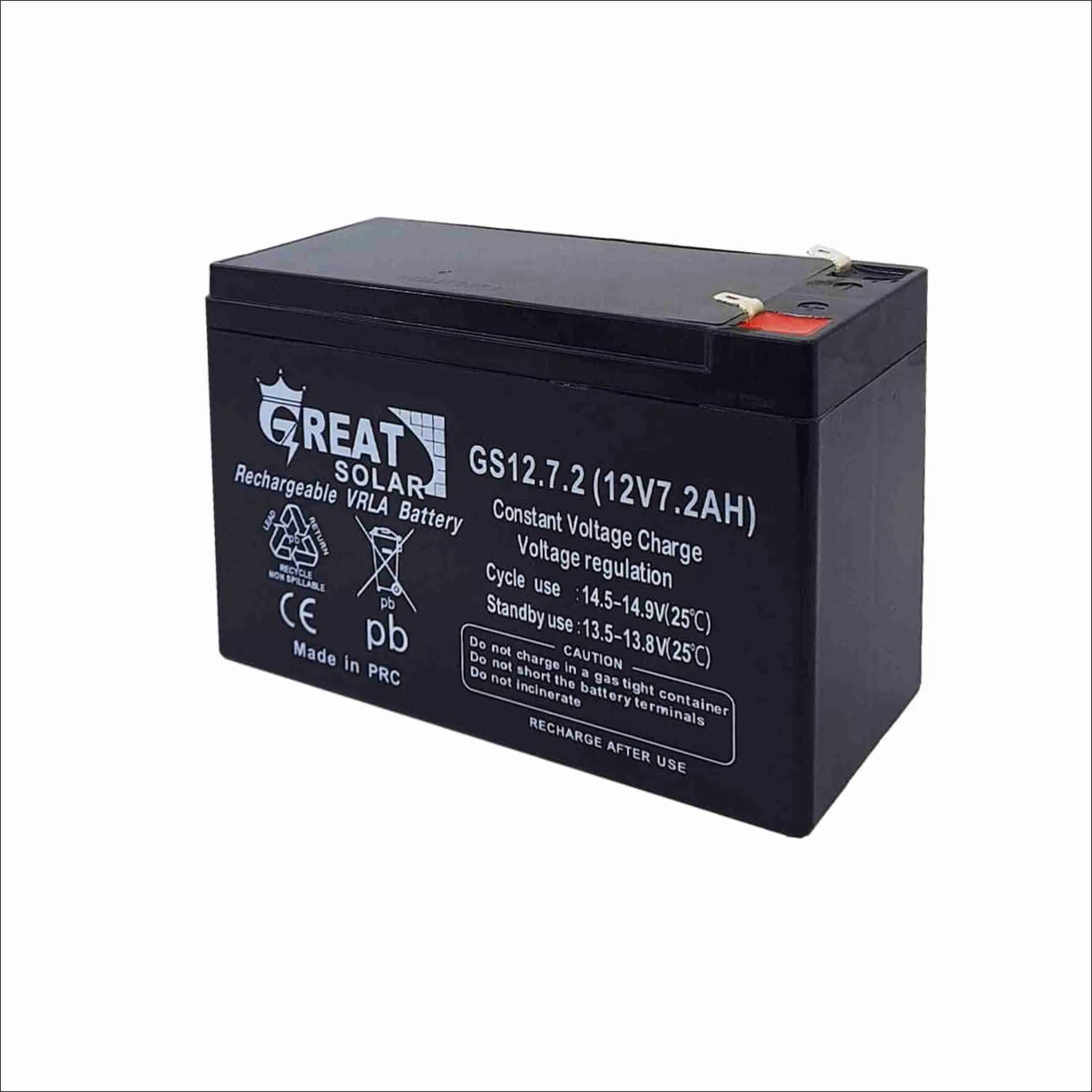 باتری 7.2 آمپر GREAT SOLAR ساخت مالزی